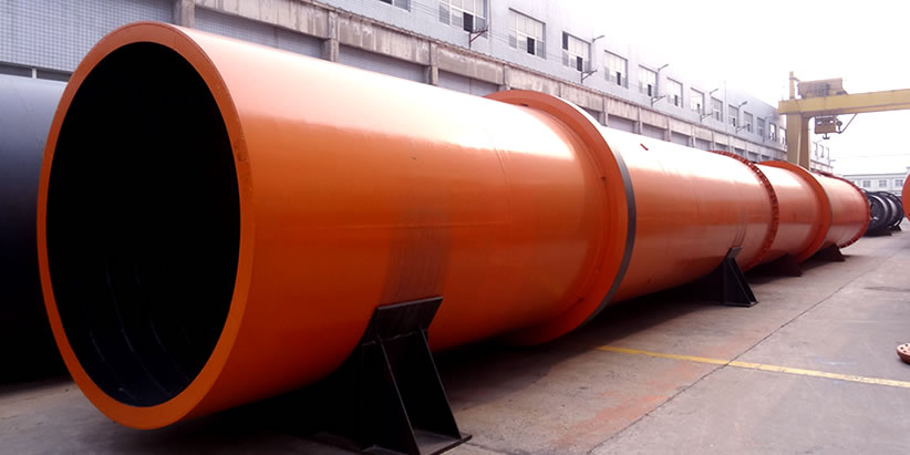 重晶石烘干机结构